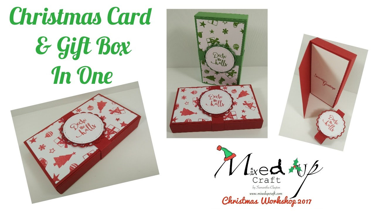 Christmas Card & Gift Box In One