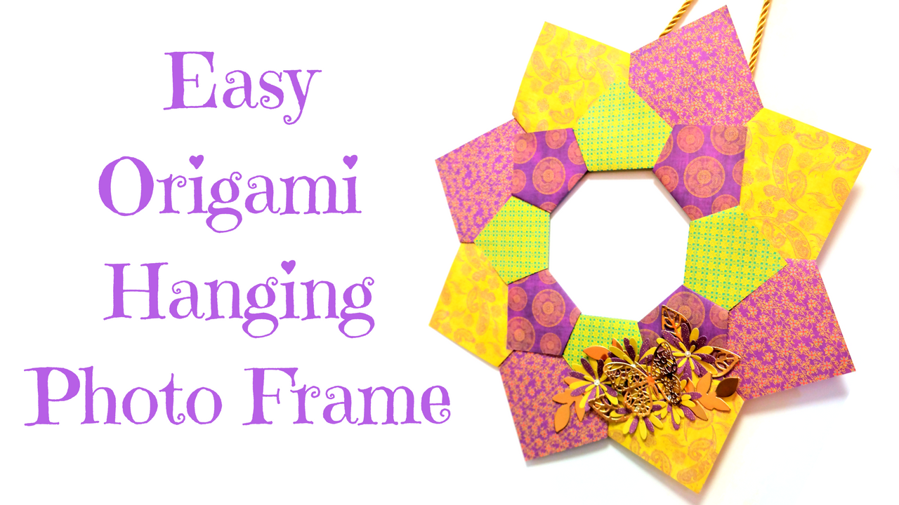 Easy Origami Hanging Photo Frame
