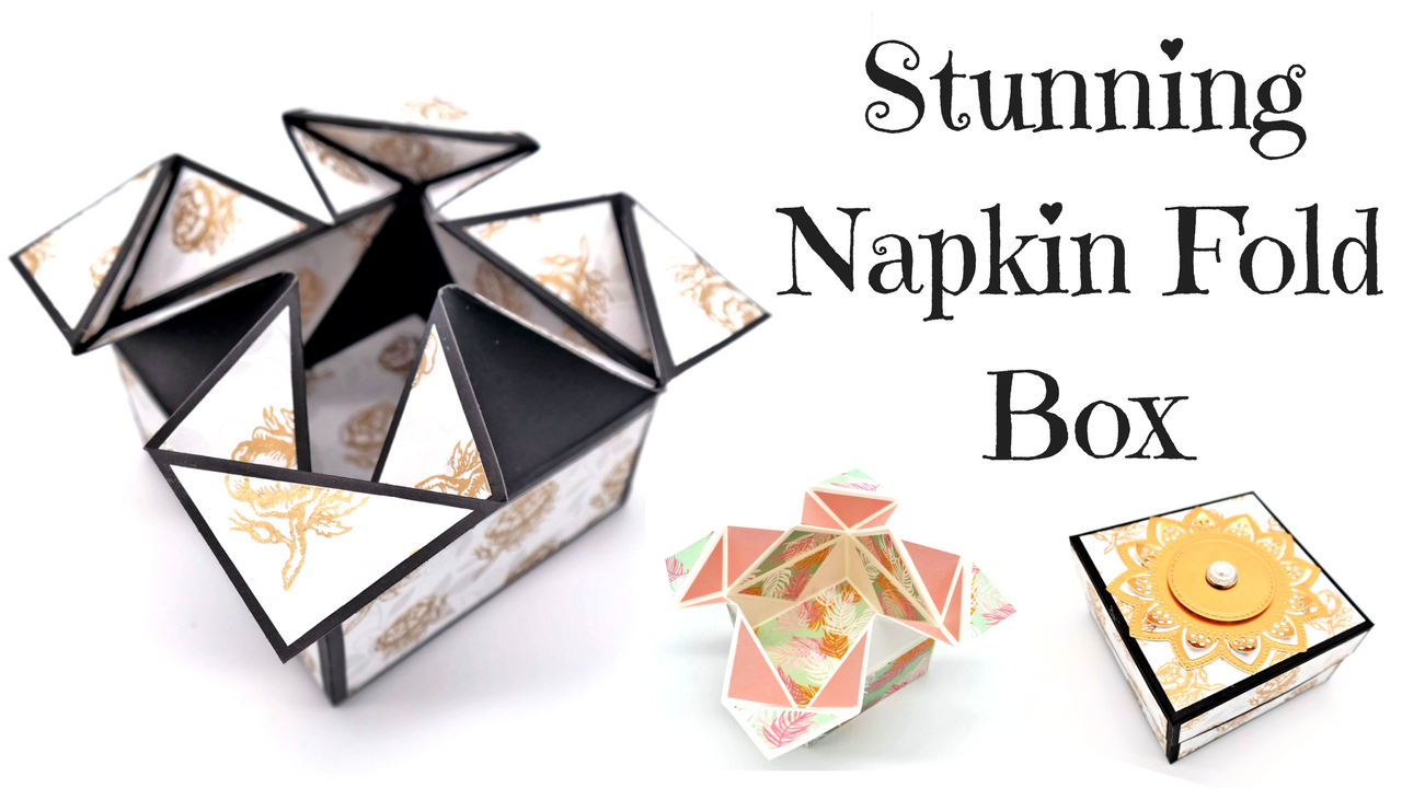 Stunning Napkin Fold Gift Box
