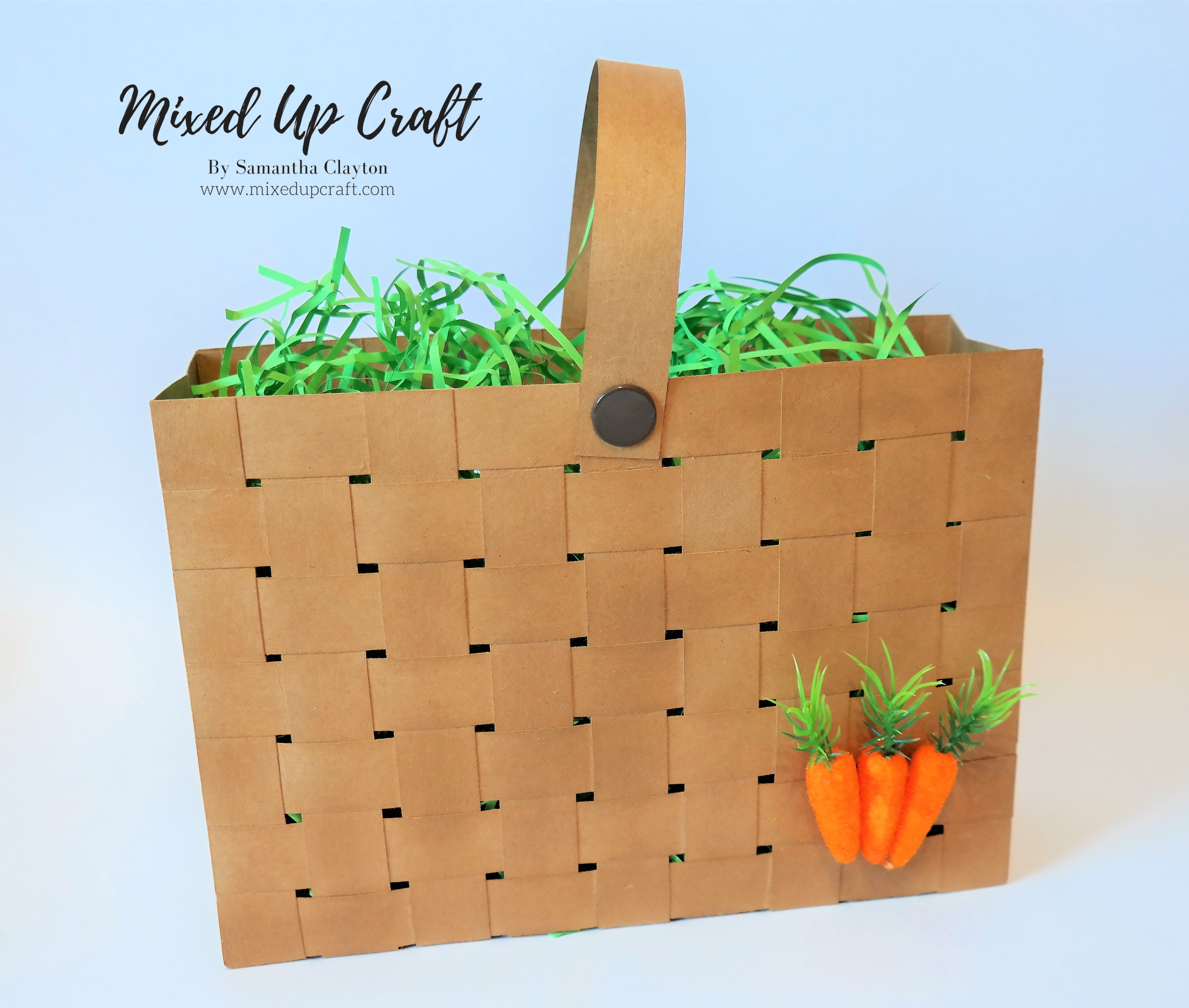 Woven Easter Basket MIXED UP CRAFT