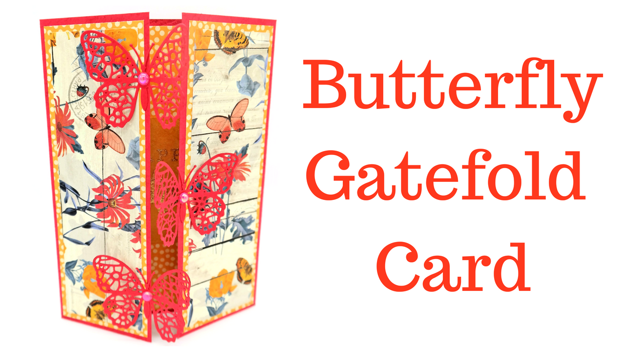 Butterfly Gatefold Card
