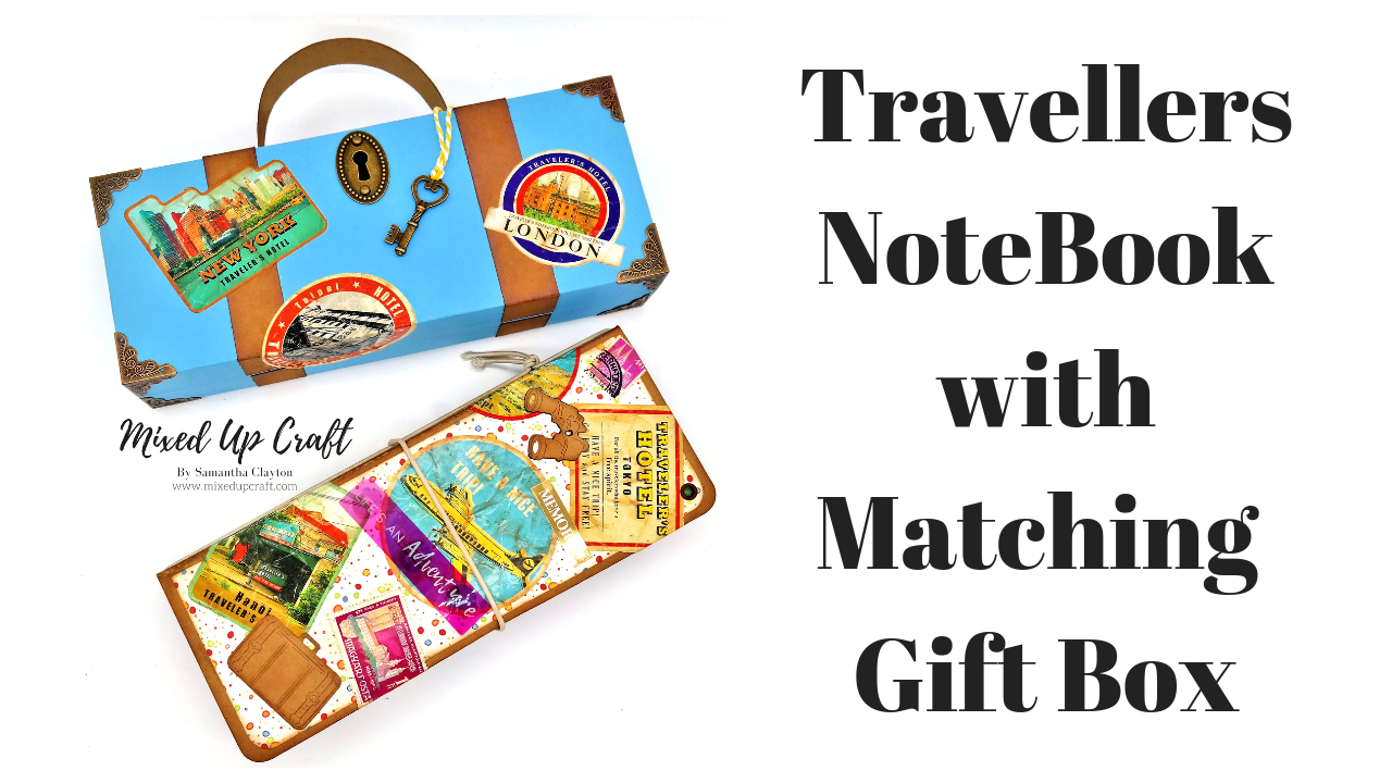 Travellers Notebook with Matching Suitcase Gift Box