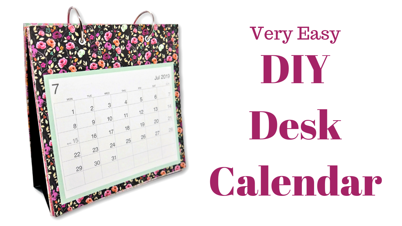 DIY Desk Calendar