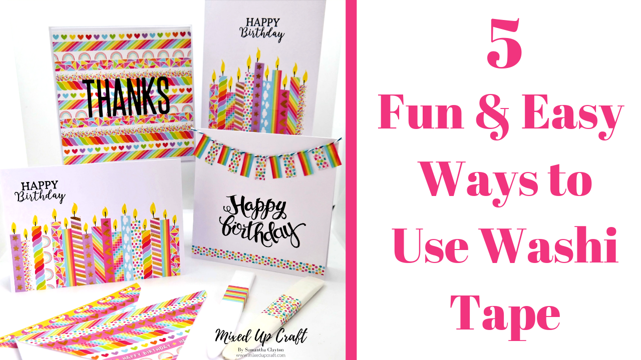 5 Fun & Easy Ways to Use Washi Tape