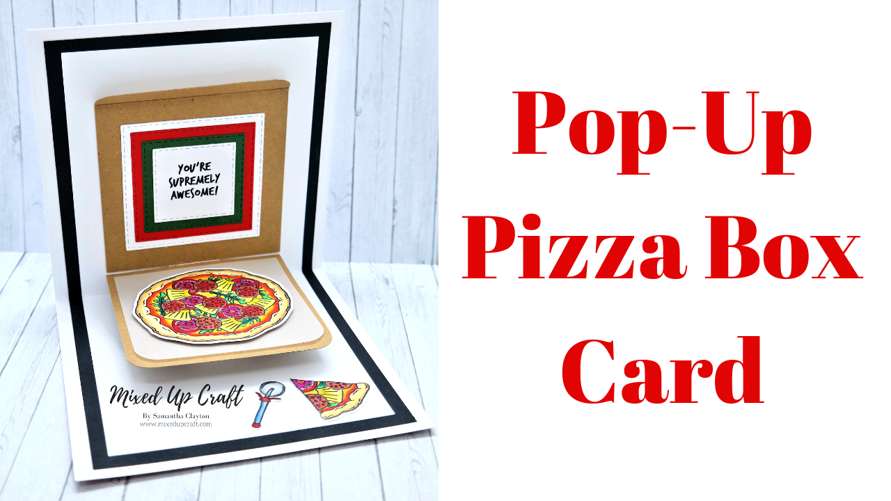 Pop-Up Pizza Box Card