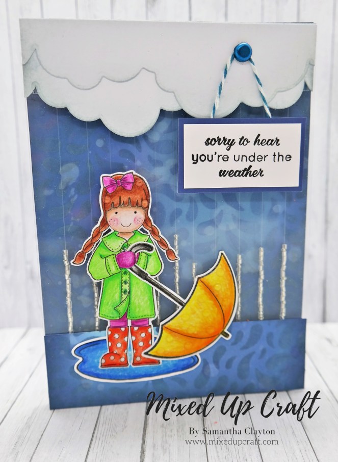 Easy Rainfall Shaker Card Mixed Up Craft