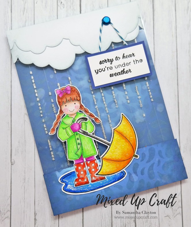 Easy Rainfall Shaker Card Mixed Up Craft