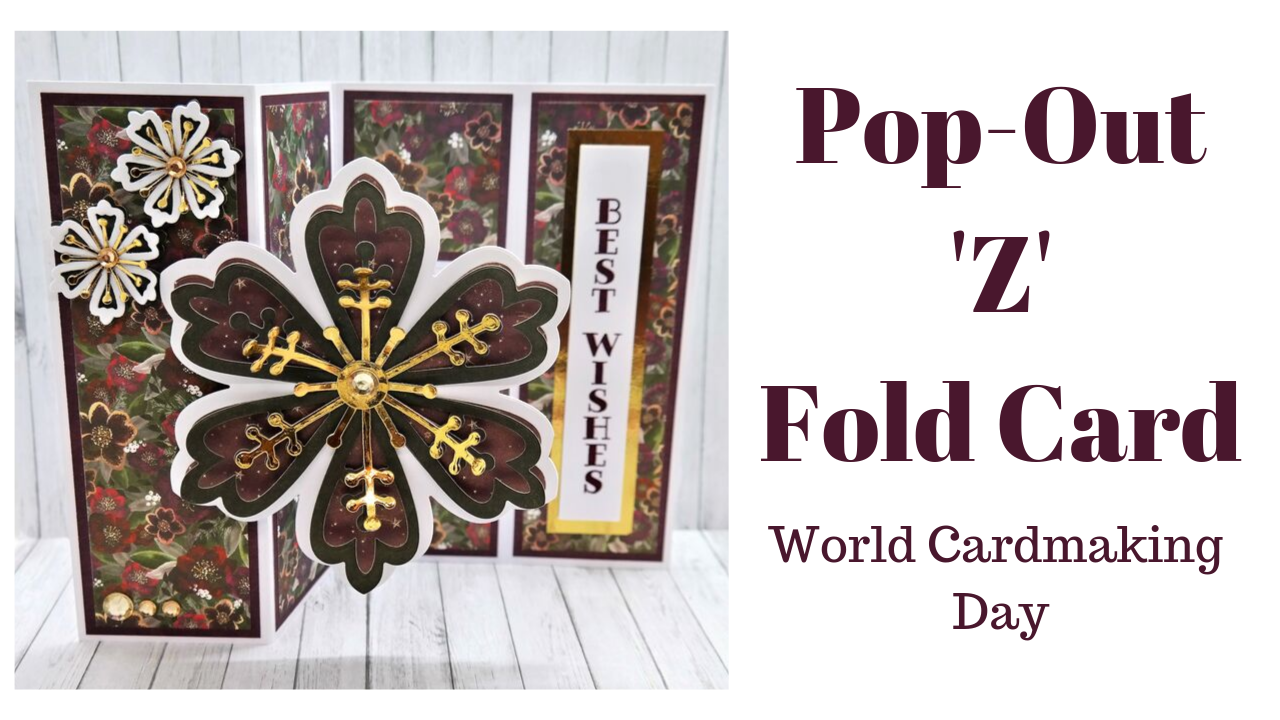 Happy Cardmaking Day Pop-Out Z Fold Card