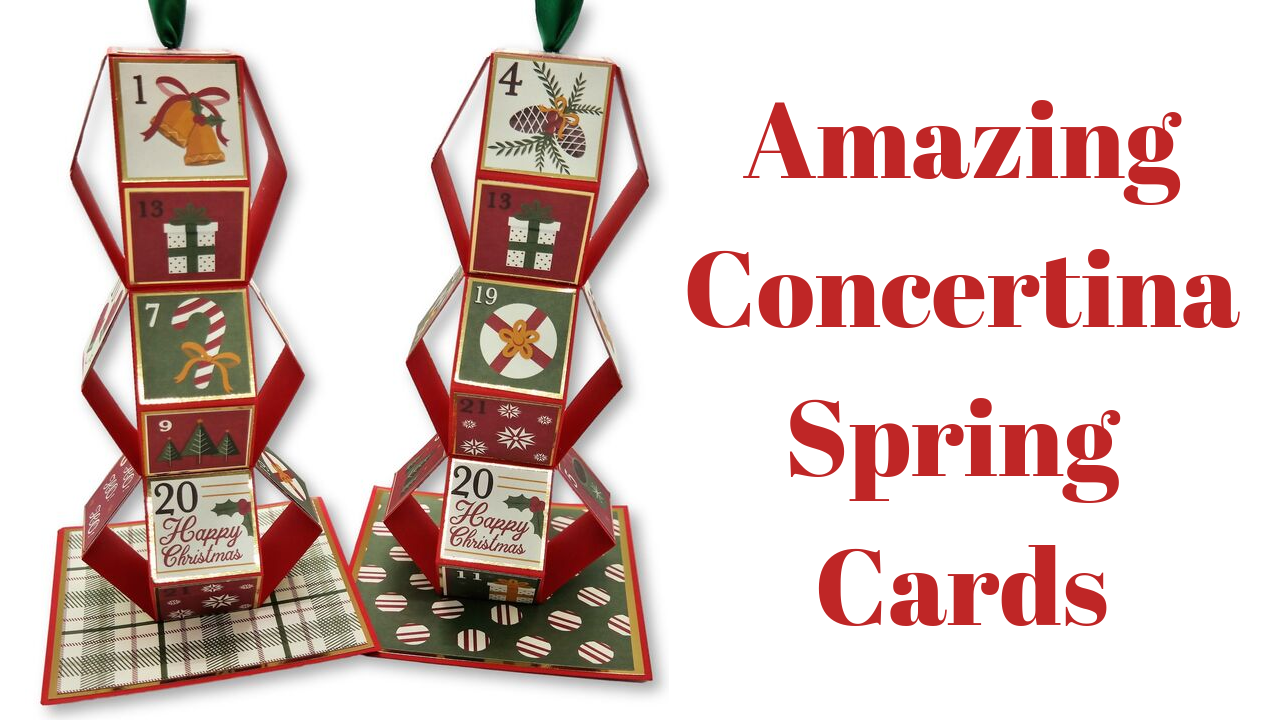 Concertina Advent Spring Card