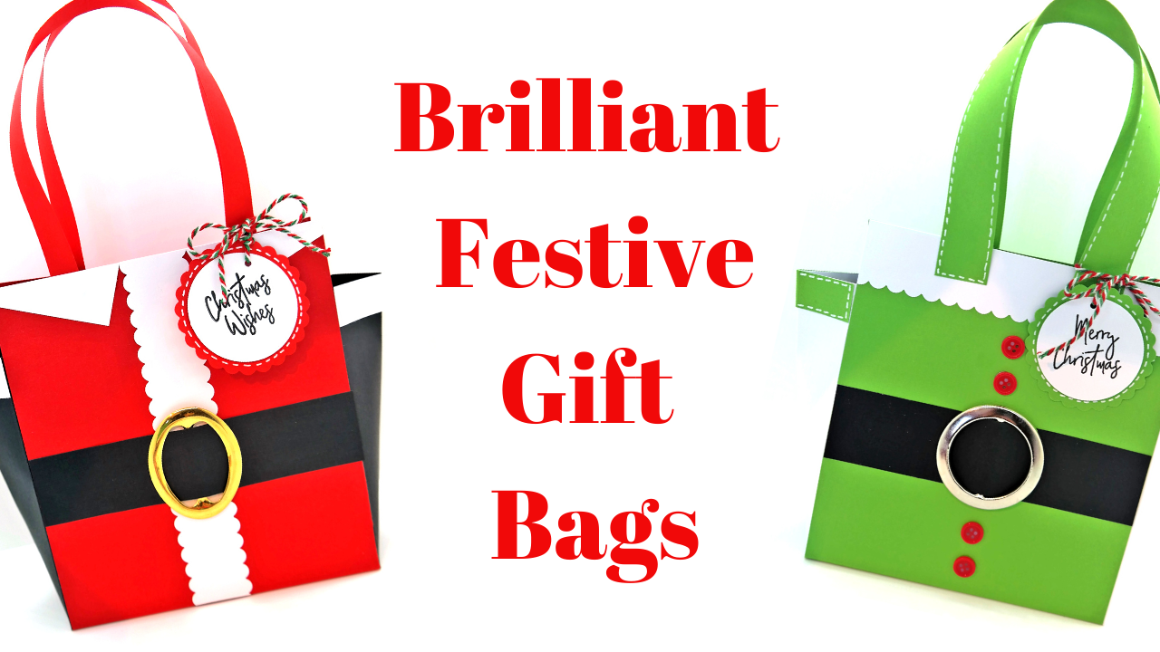 Brilliant Festive Gift Bags 6 x 2.1/2 x 7