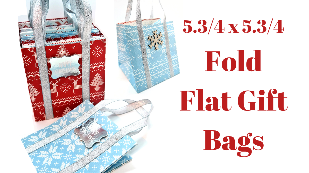 5.3/4 x 5.3/4 Fold Flat Gift Bags