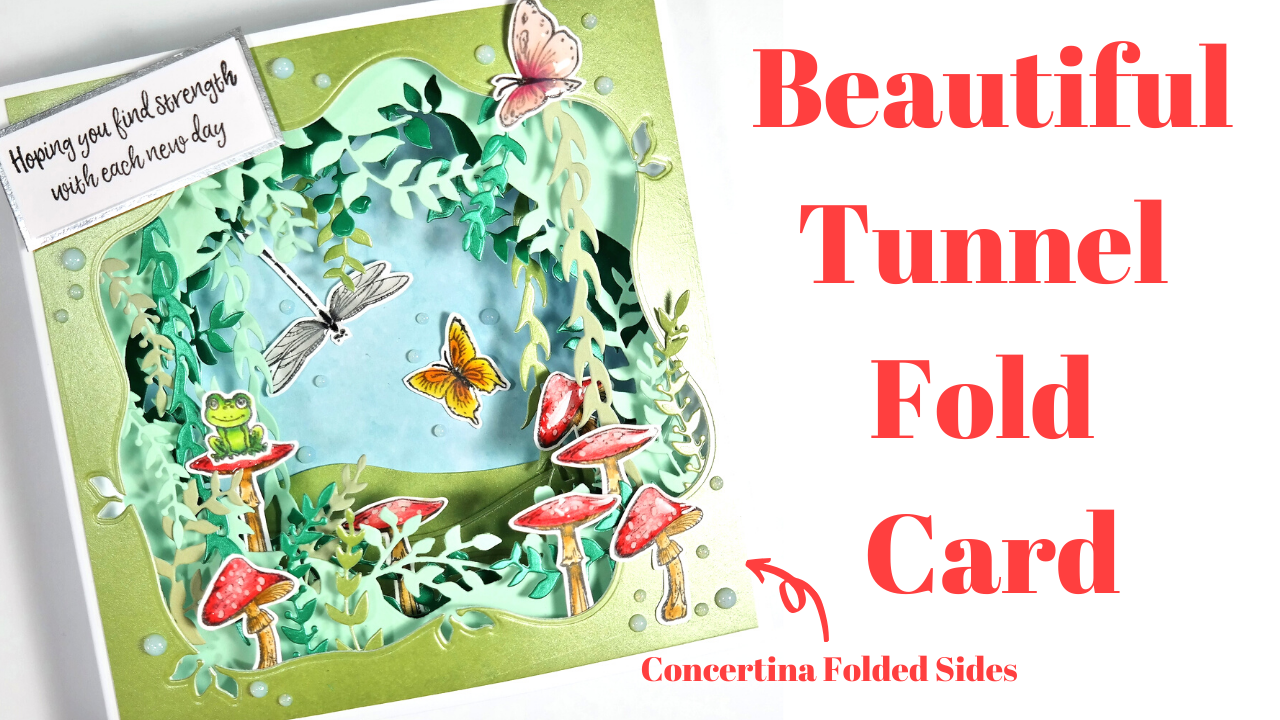 Beautiful Tunnel Fold Card