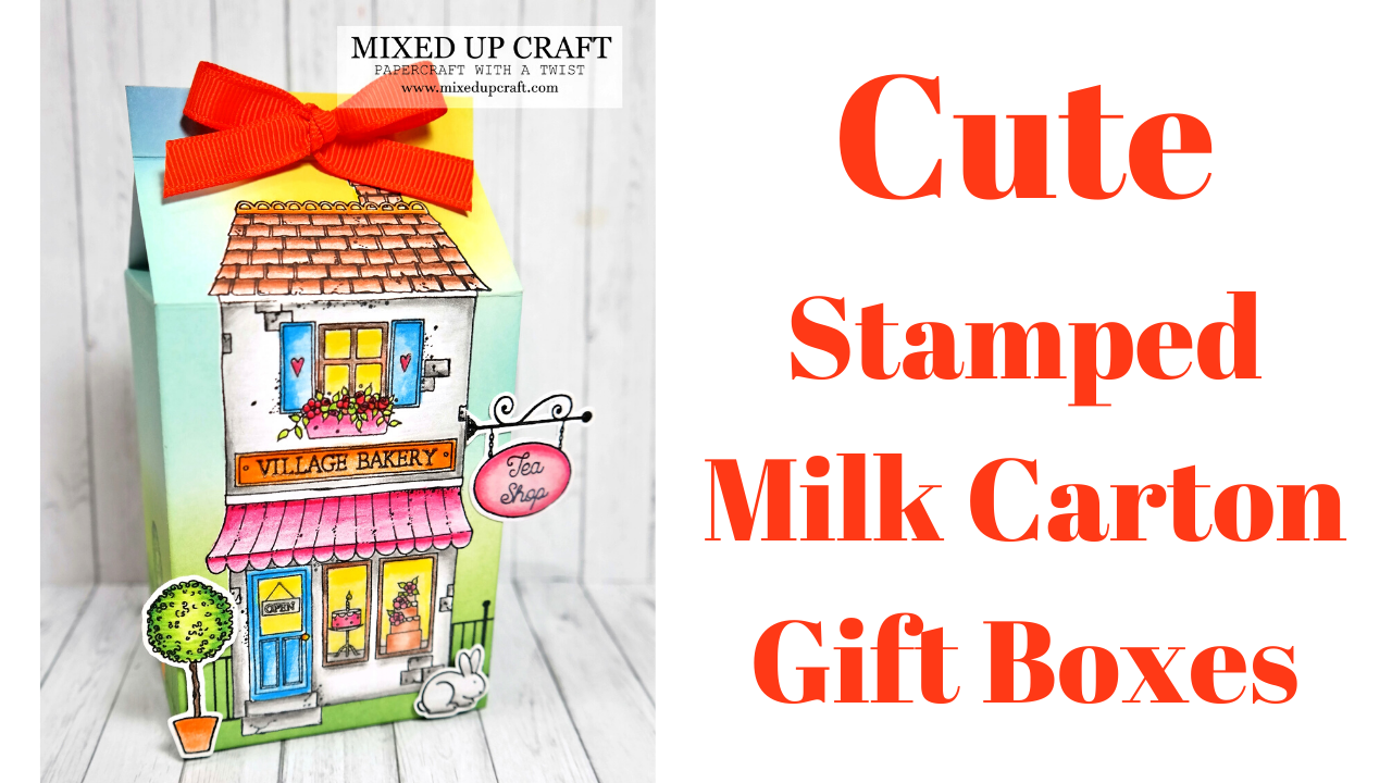 Cute Milk Carton Gift Boxes