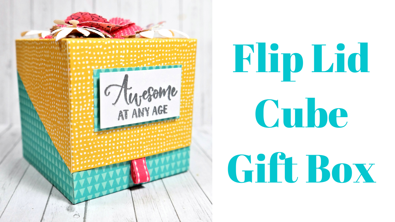 Flip Lid Cube Gift Box