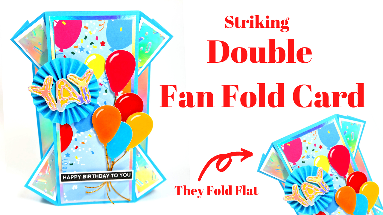 Double Fan Fold Cards