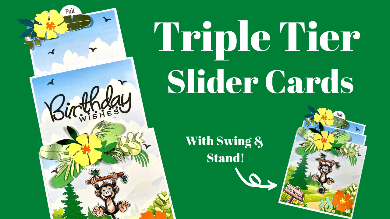 Fun Triple Tier Slider Cards
