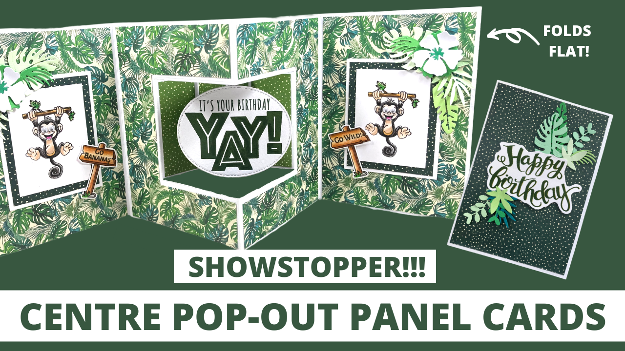 SHOWSTOPPER!!! Centre Pop-Out Panel Cards