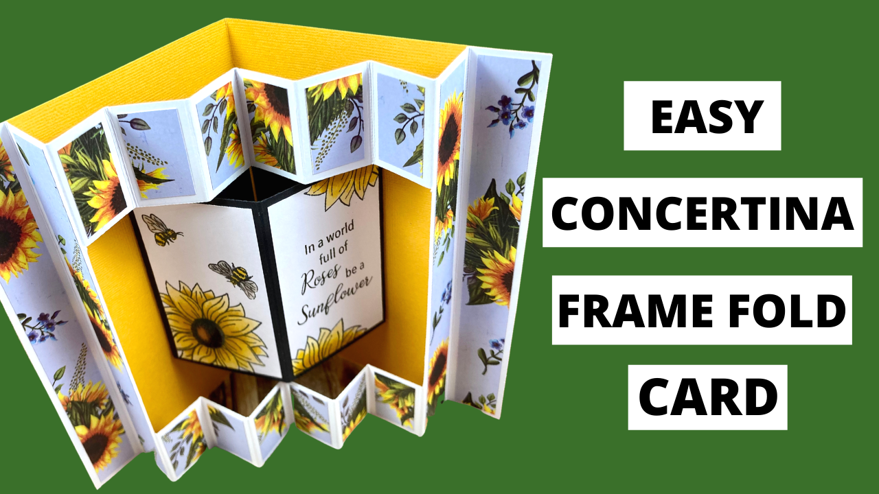 Easy Concertina Frame Fold Card