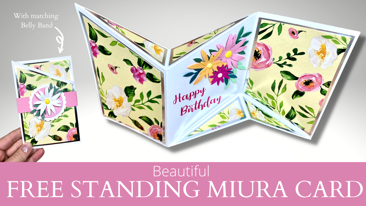 Mini Free Standing Miura Card