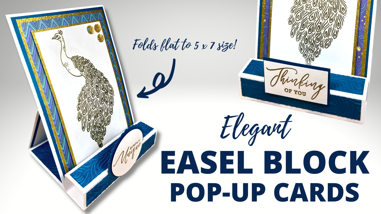 Elegant Pop-Up Easel Block Cards