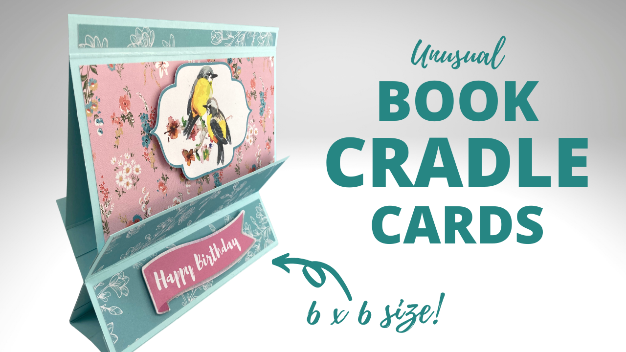Unusual Book Cradle Cards