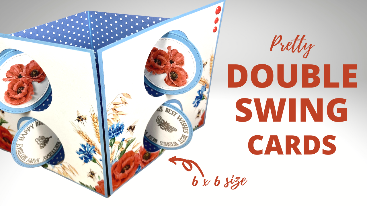Pretty Double Swing Cards