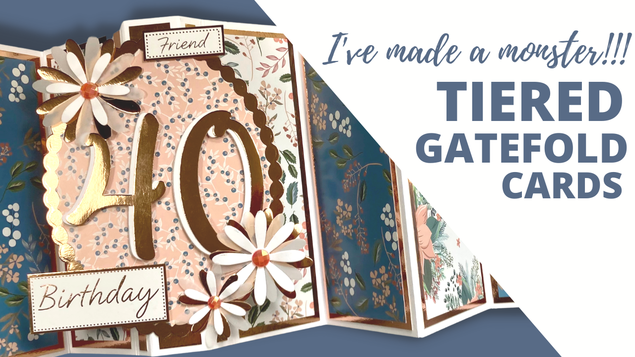 Large Tiered Gatefold Cards