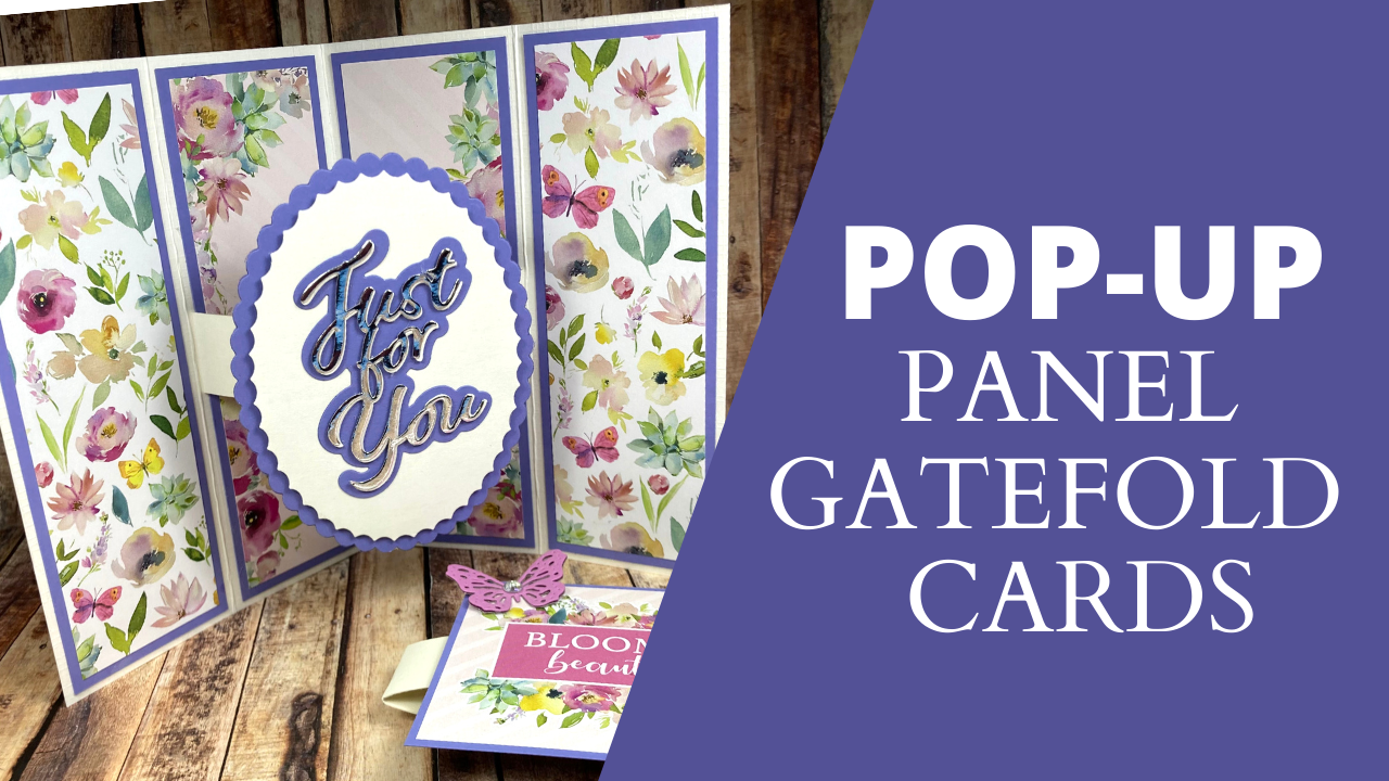 Pop-Up Panel Gatefold Cards