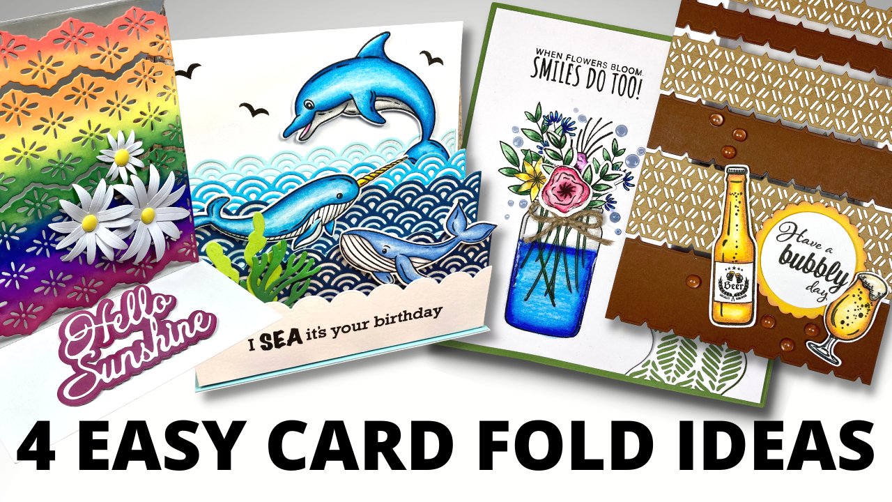 4 EASY Card Fold Ideas | Cards for ALL Occasions!