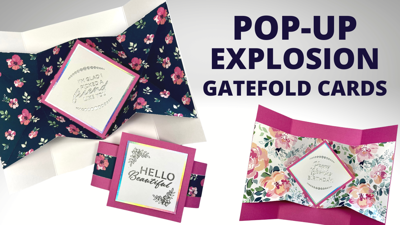 Pop-Up Explosion Gatefold Cards