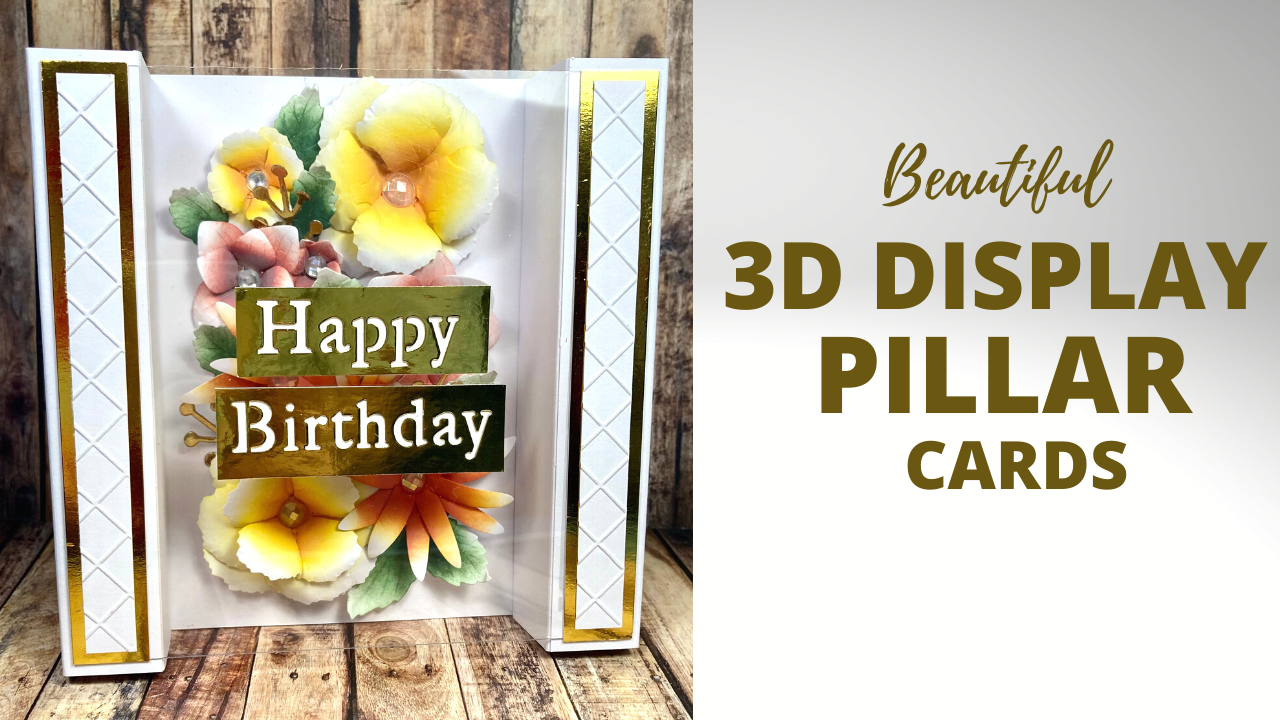 Beautiful 3D Display Pillar Cards