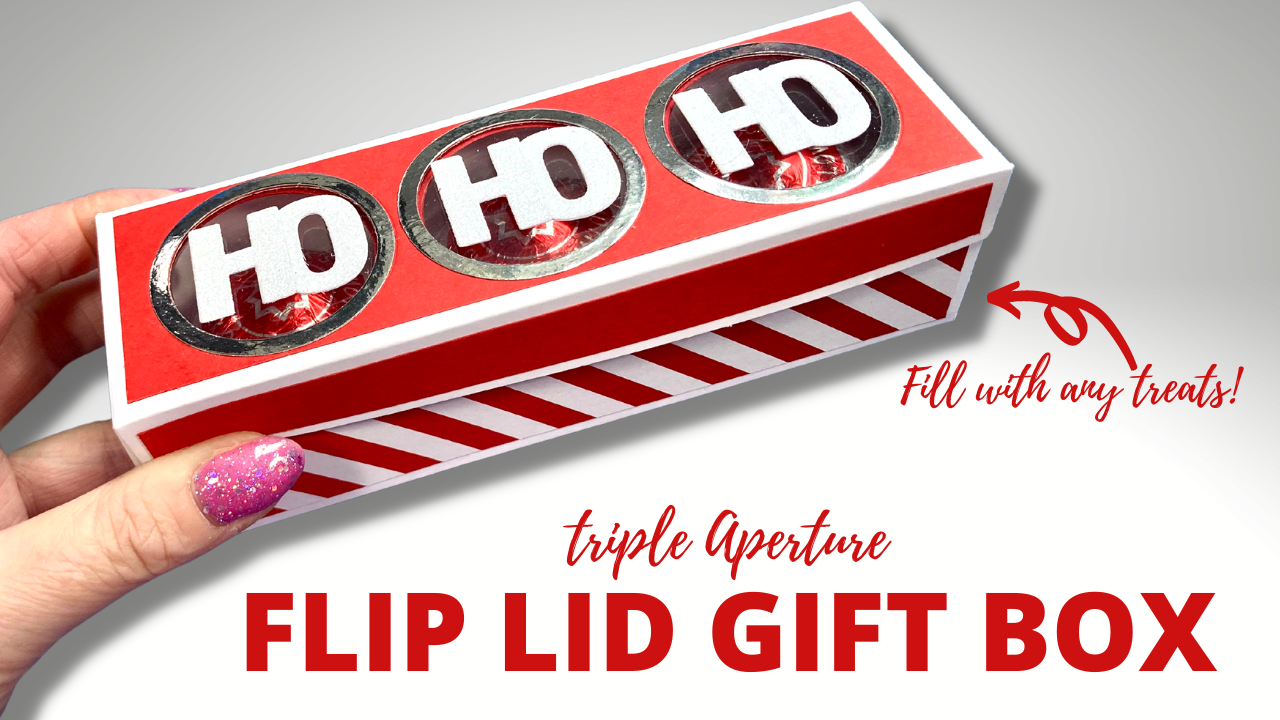 Triple Aperture Flip Lid Gift Box