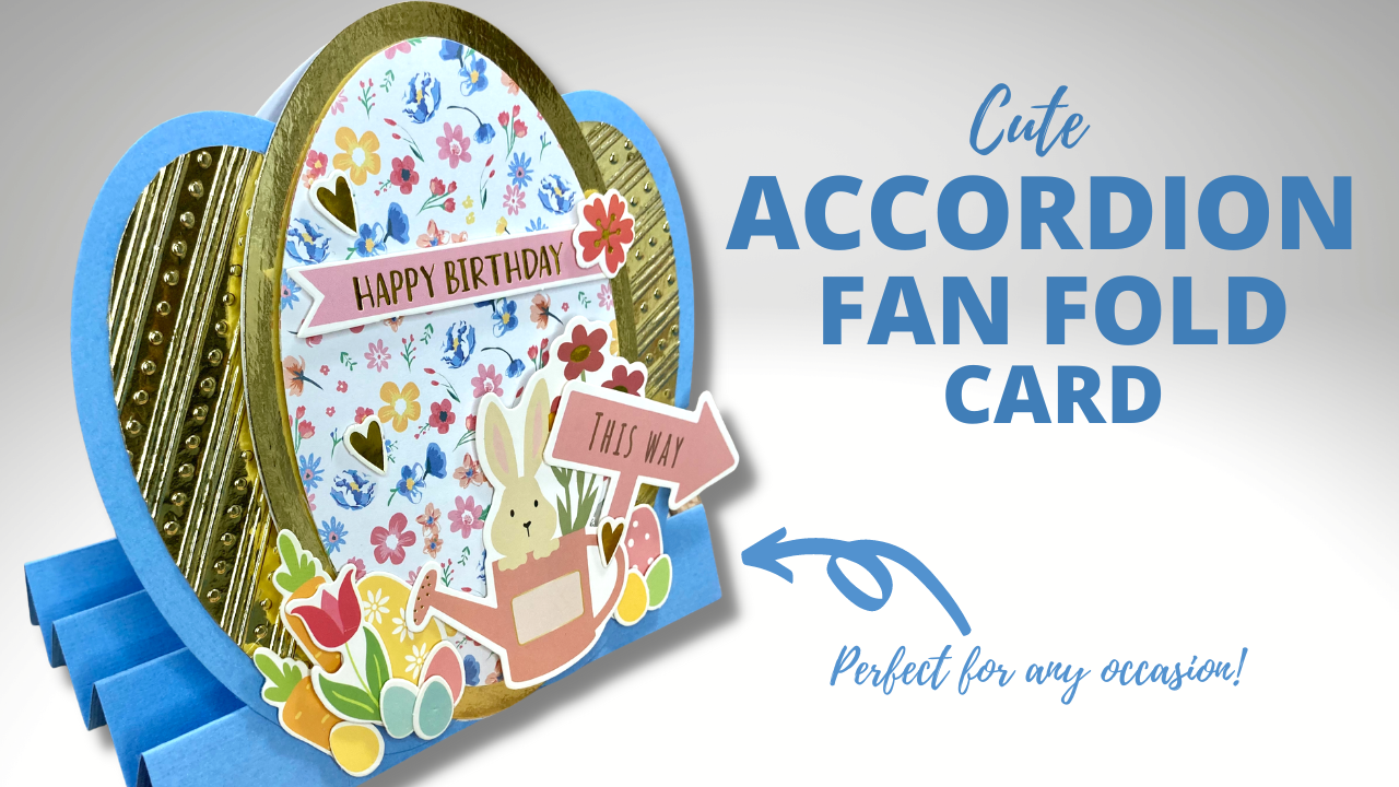 Cute Accordion Fan Fold Card