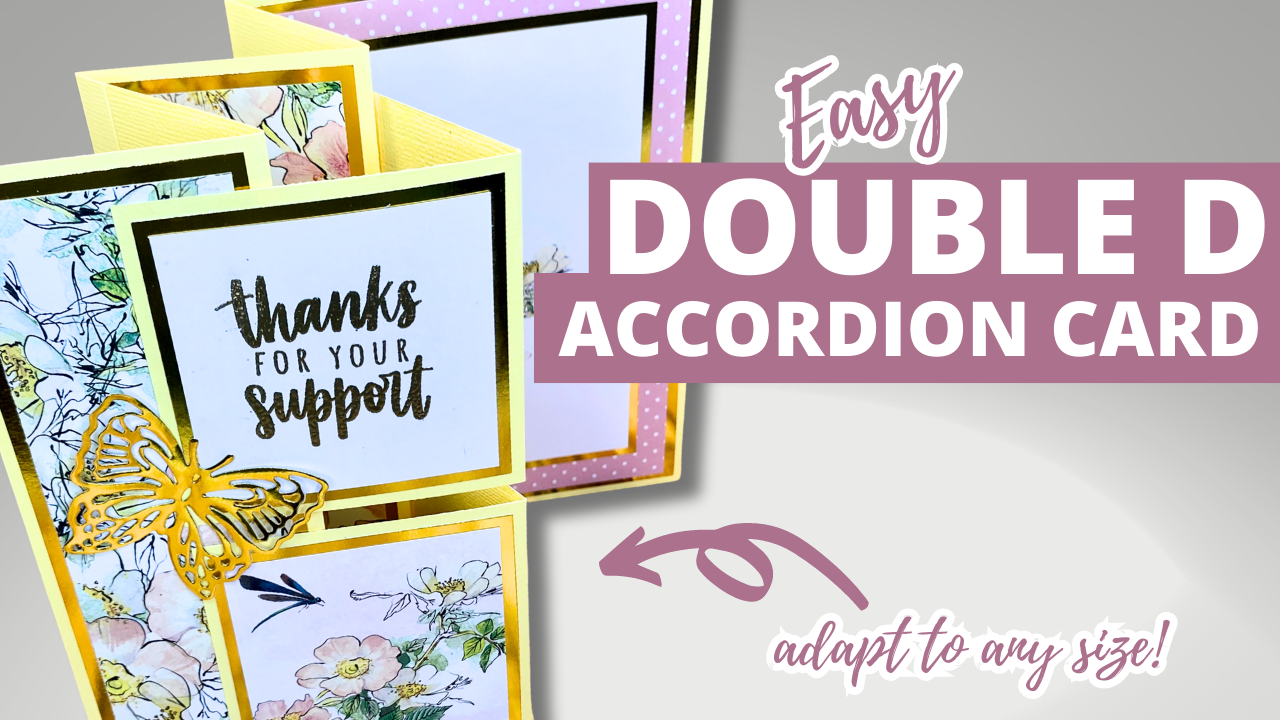 EASY Double D Accordion Card